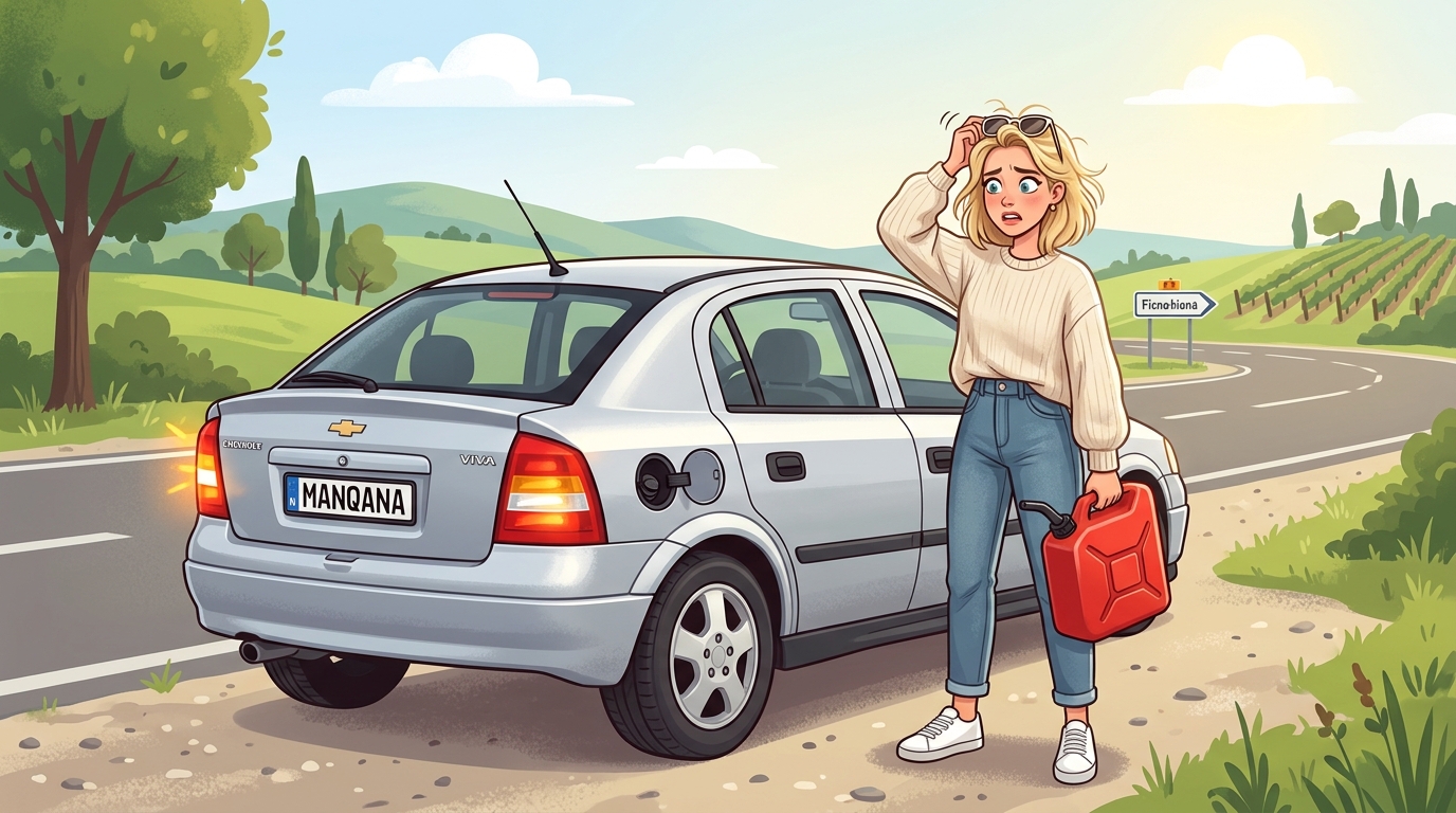 Chevrolet Viva. Как слить бензин из бака