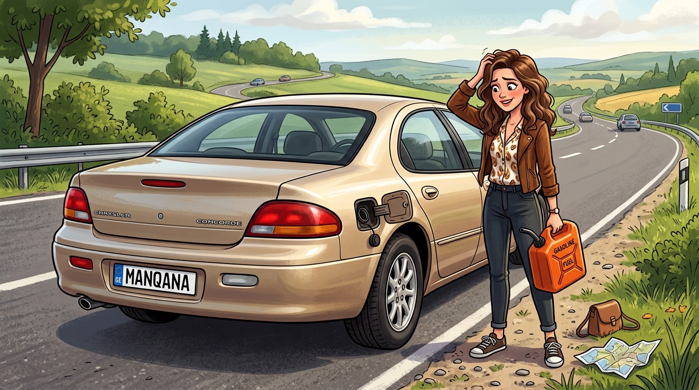 Chrysler Concorde. Как слить бензин из бака Chrysler Concorde