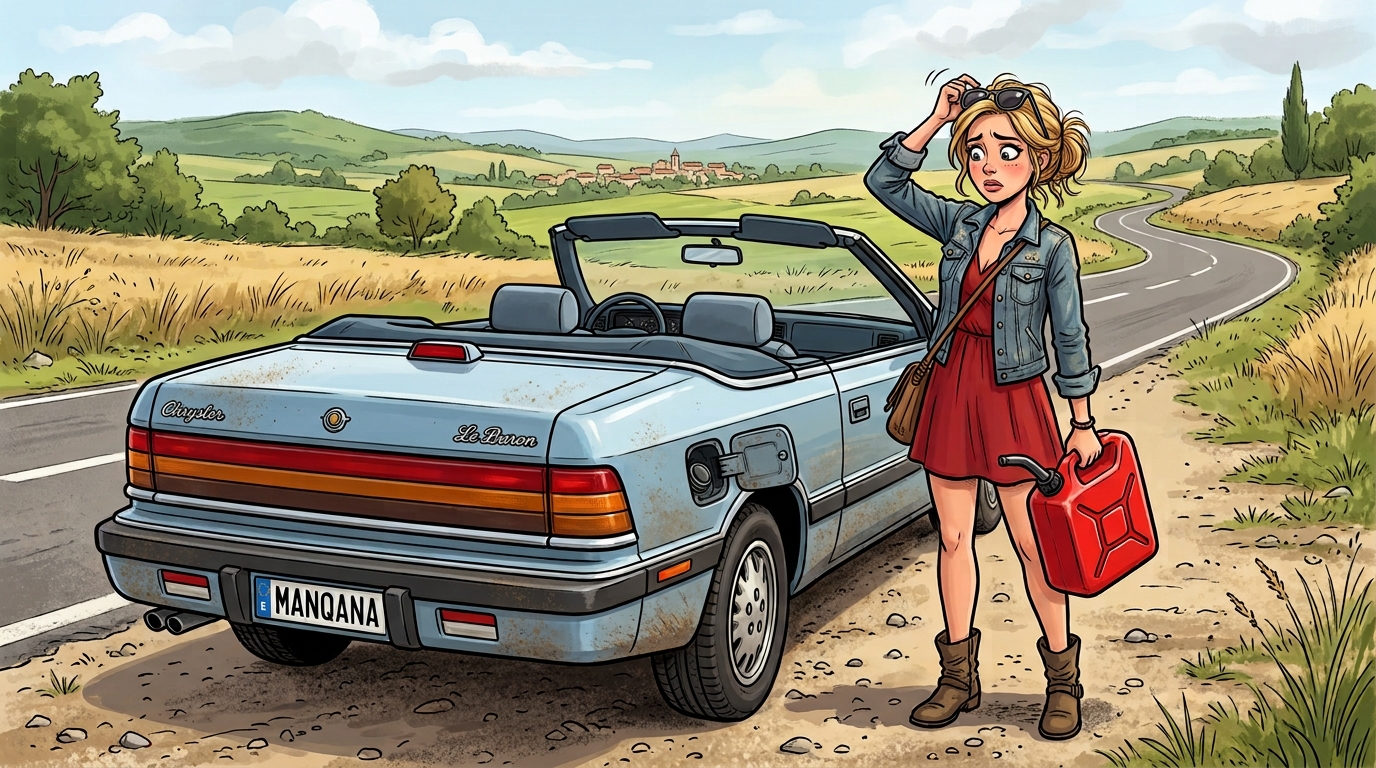 Chrysler Le Baron. Как слить бензин из бака