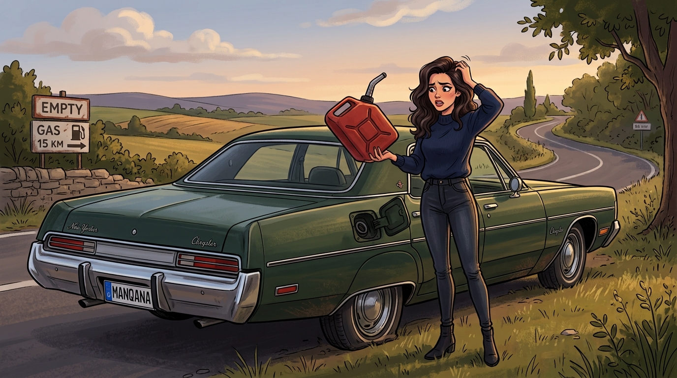Chrysler New Yorker. Как слить бензин из бака