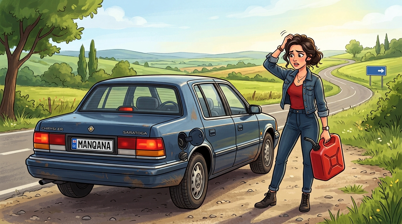 Chrysler Saratoga. Как слить бензин из бака