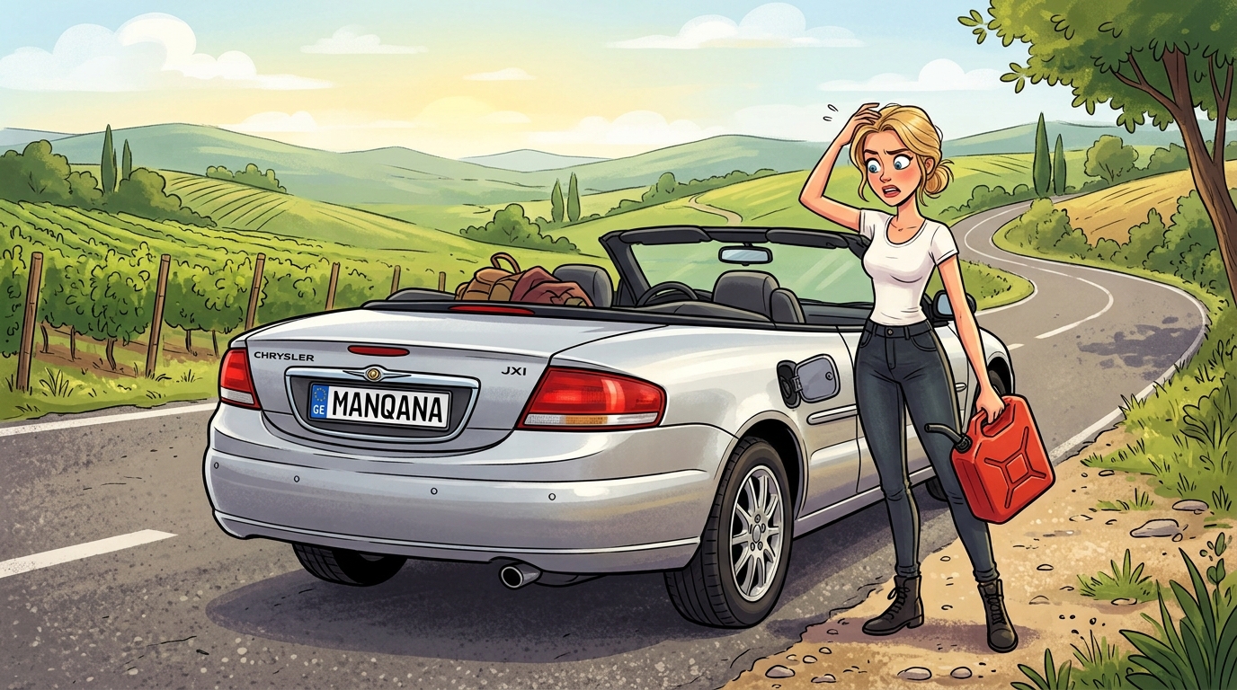 Chrysler Sebring. Как слить бензин из бака