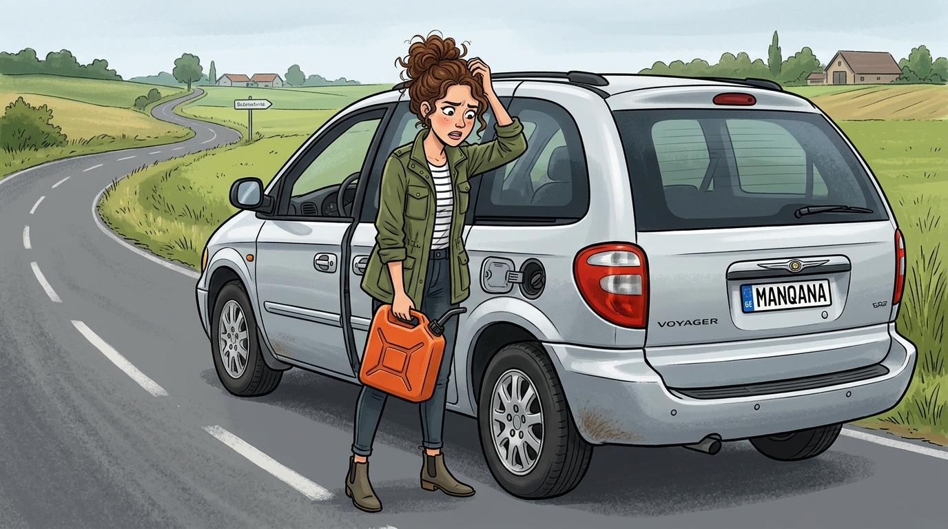 Chrysler Voyager. Как слить бензин из бака