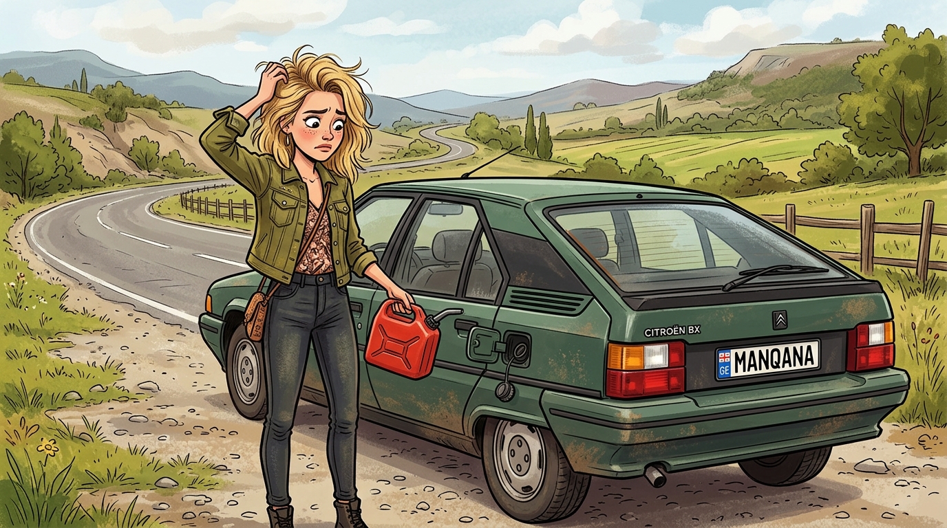 Citroën BX. Как слить бензин из бака
