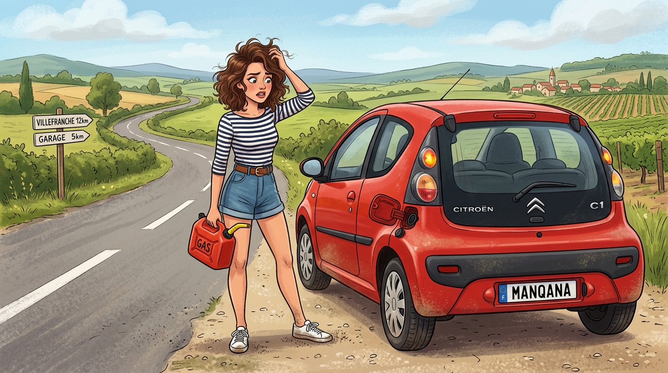 Citroën C1. Как слить бензин из бака