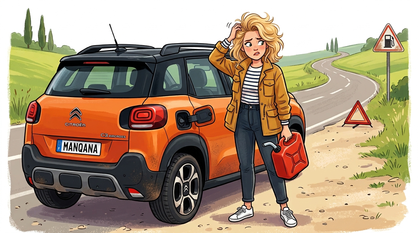 Citroën C3 Aircross. Как слить бензин из бака