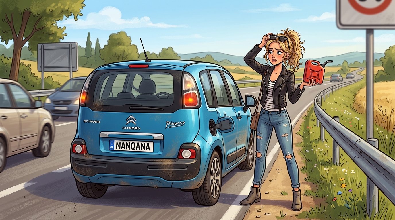 Citroën C3 Picasso. Как слить бензин из бака