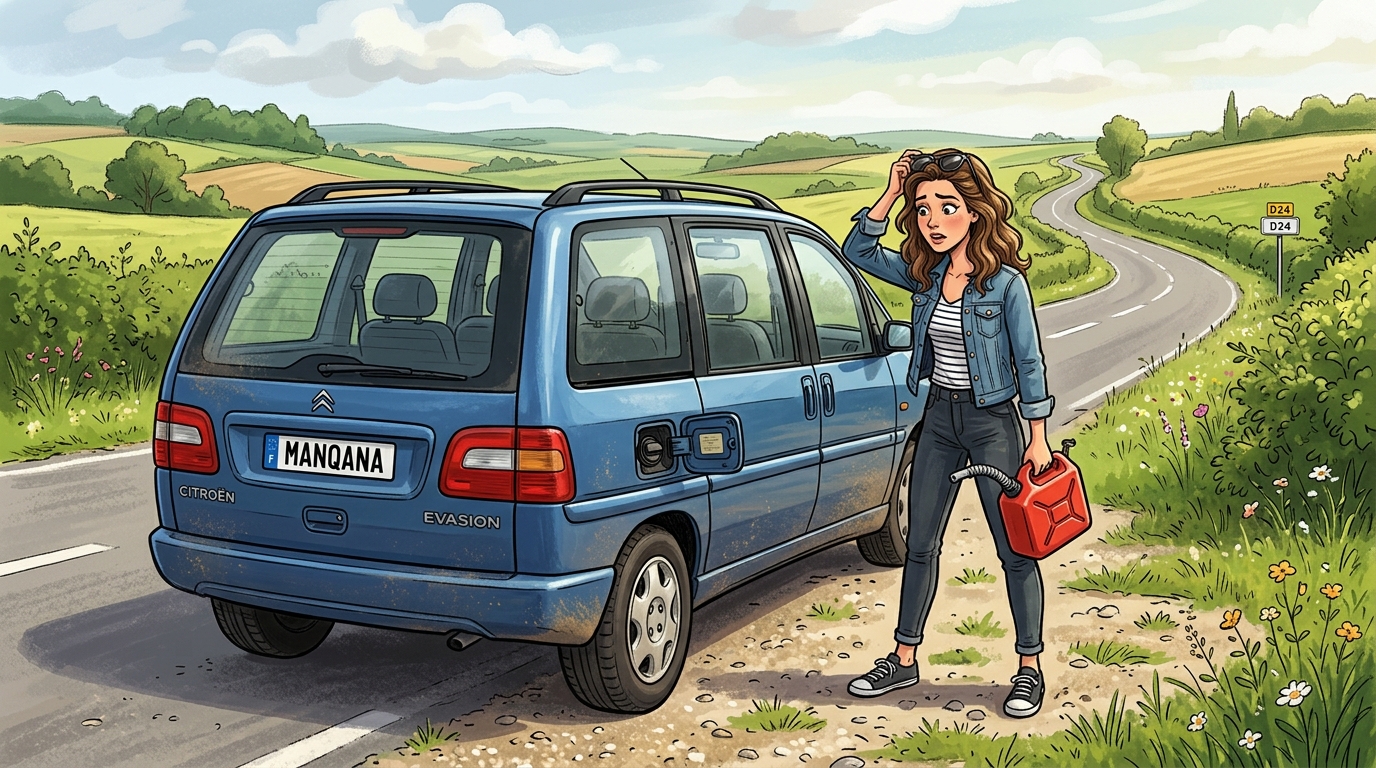 Citroën Evasion. Как слить бензин из бака