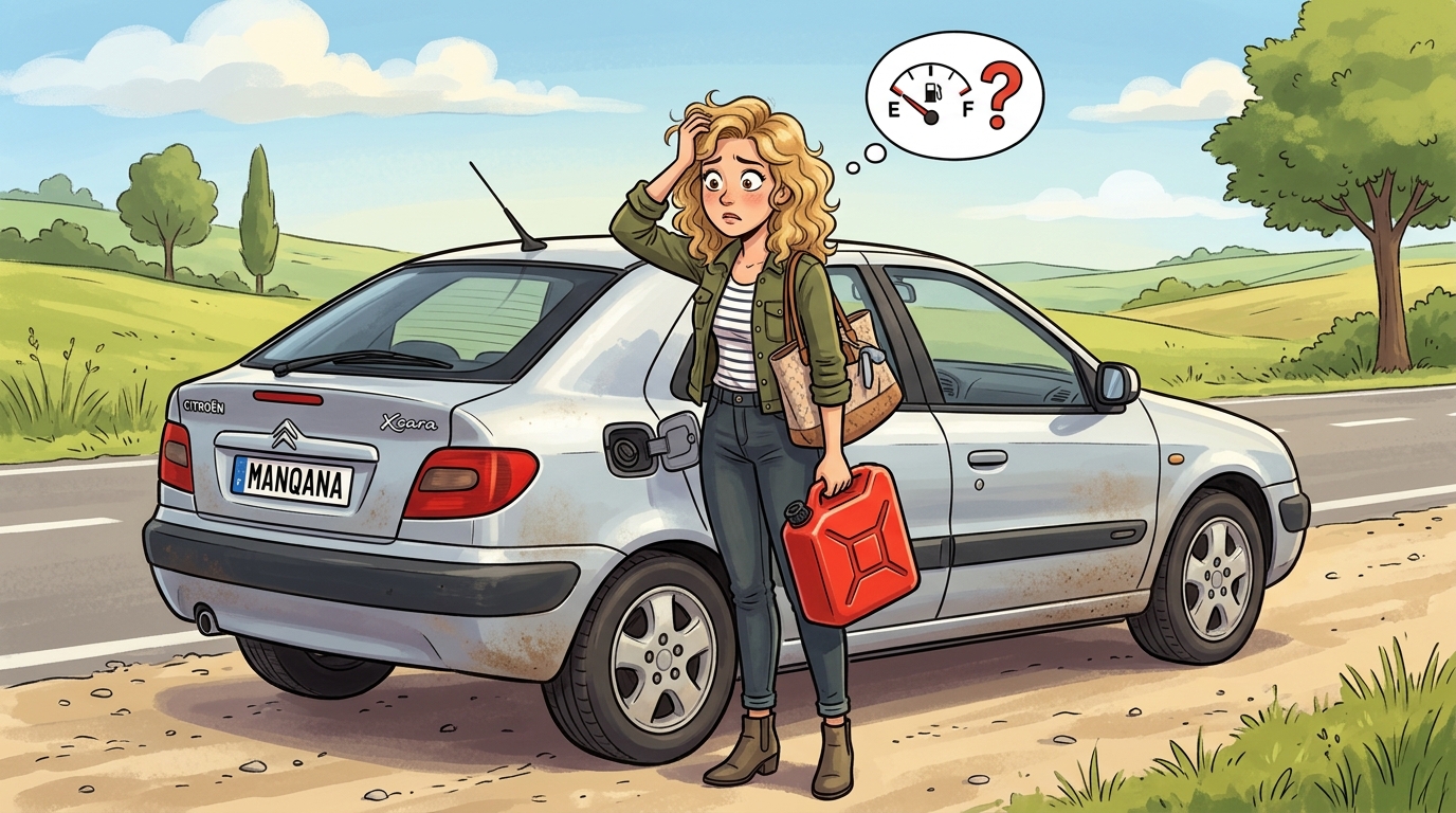 Citroën Xsara. Как слить бензин из бака