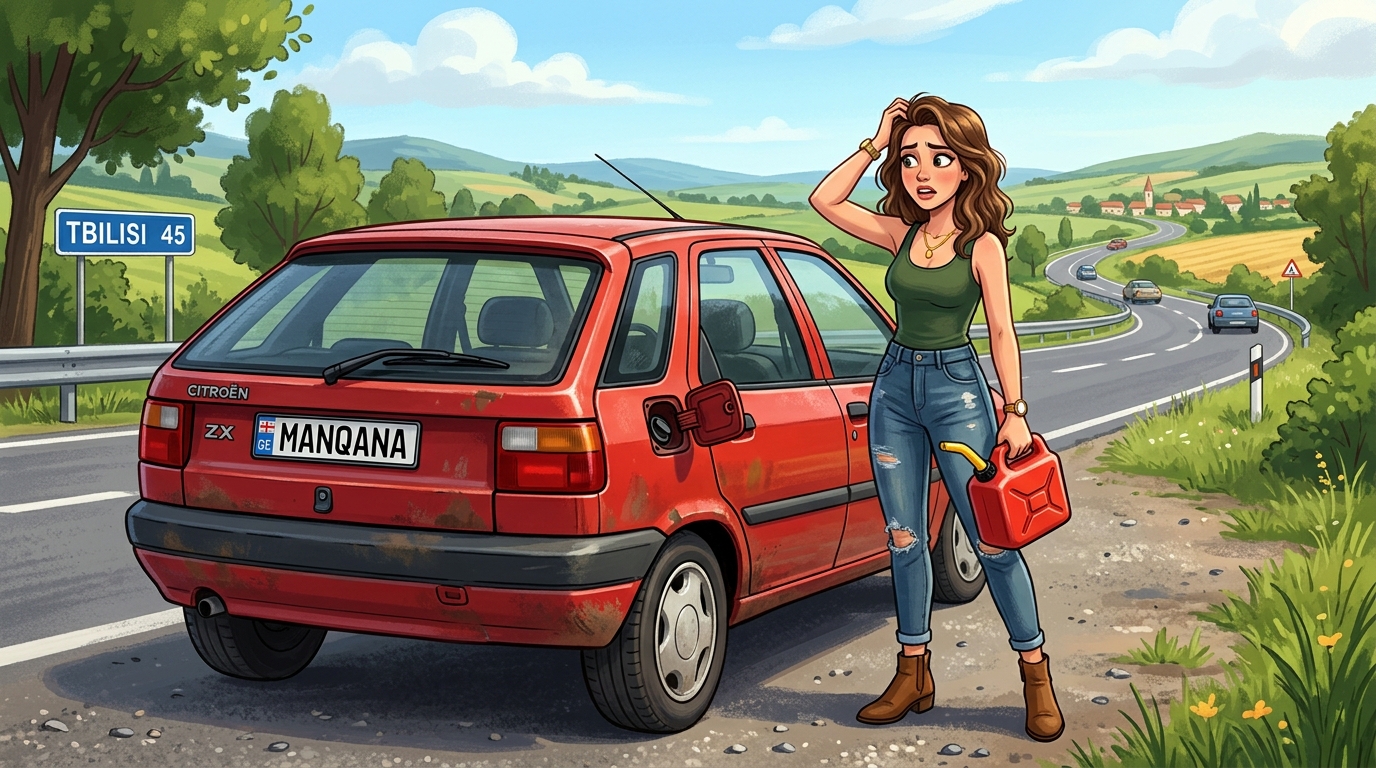 Citroën ZX. Как слить бензин из бака Citroën ZX