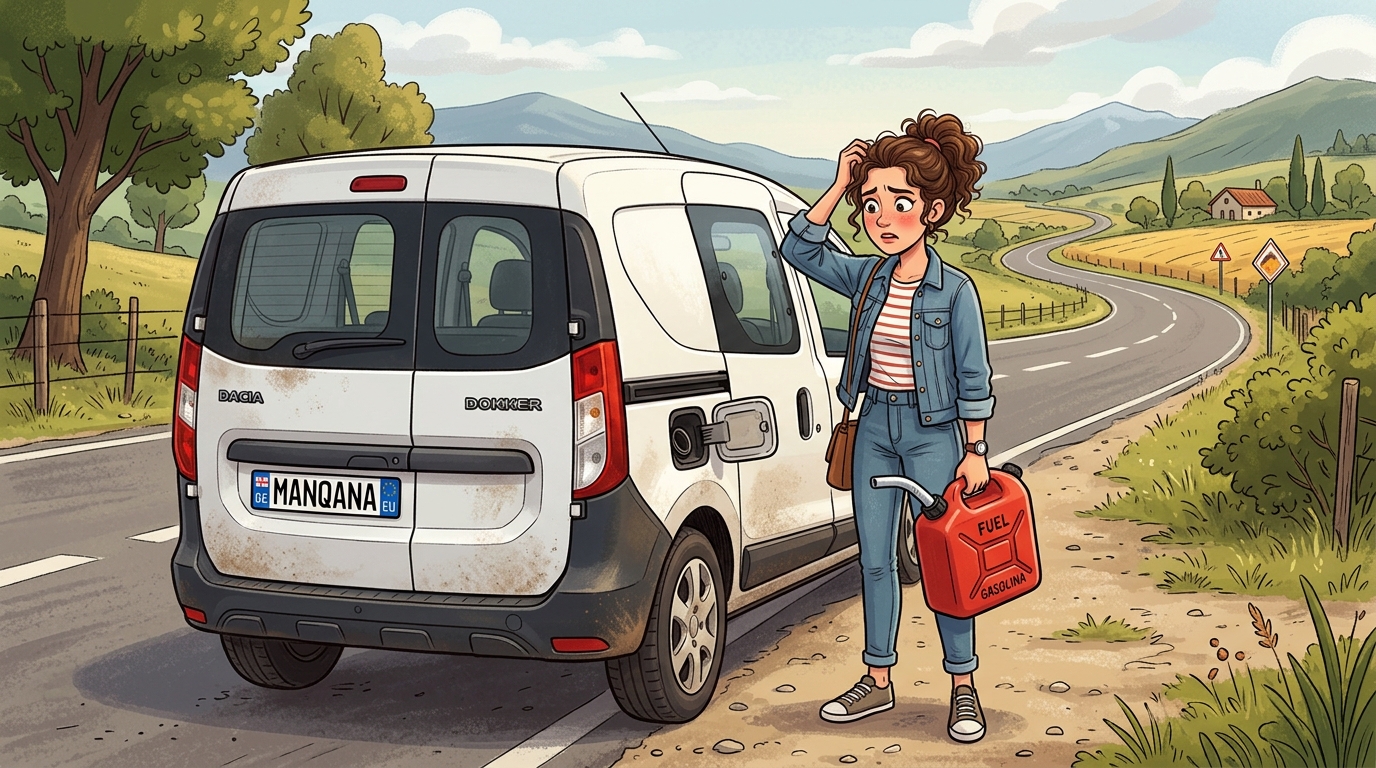 Dacia Dokker. Как слить бензин из бака