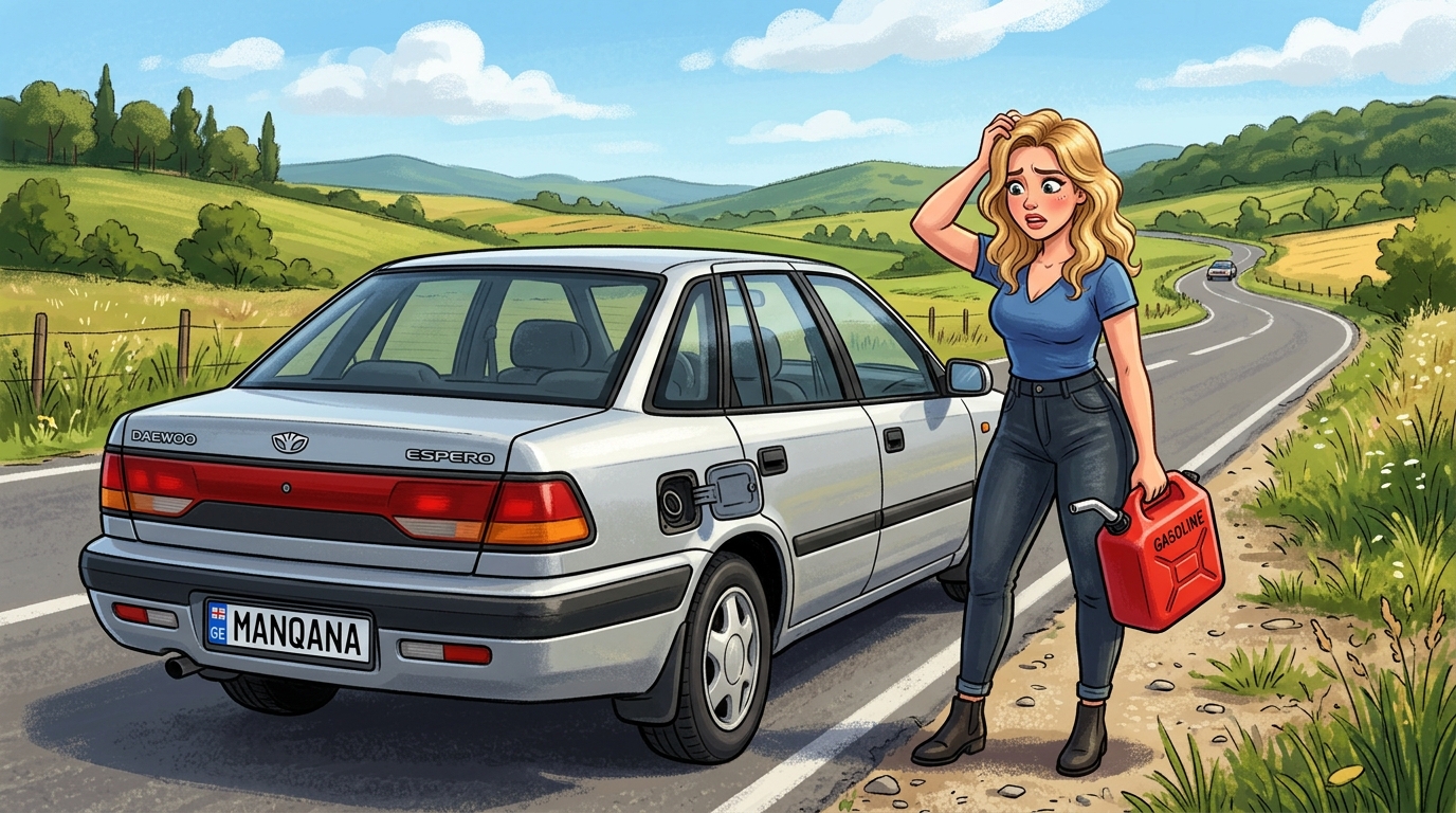 Daewoo Espero. Как слить бензин из бака