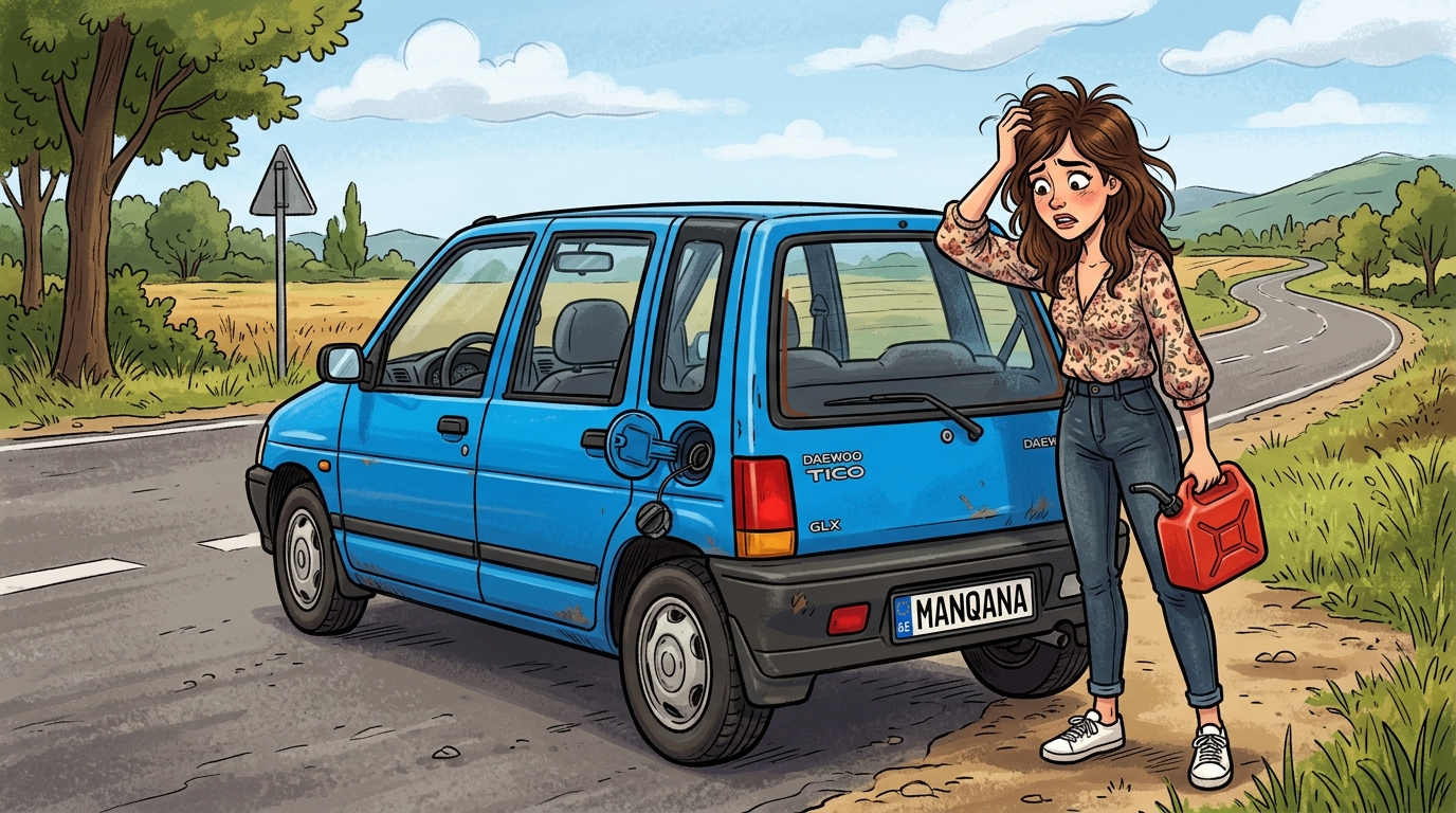 Daewoo Tico. Как слить бензин из бака