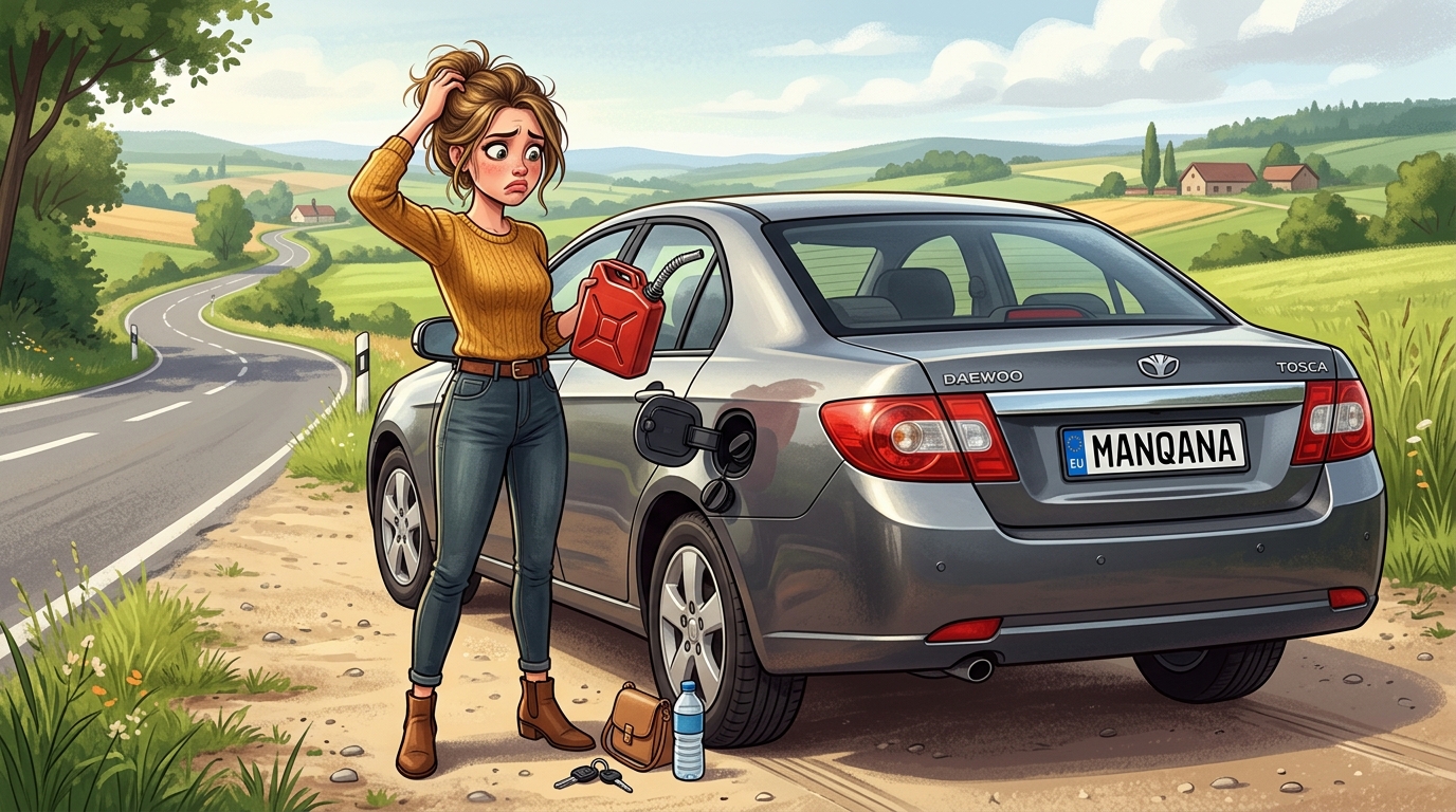 Daewoo Tosca. Как слить бензин из бака