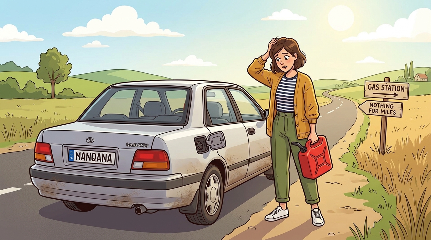 Daihatsu Applause. Как слить бензин из бака