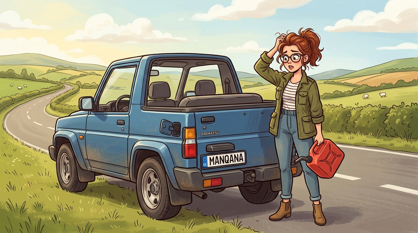 Daihatsu Rocky. Как слить бензин из бака