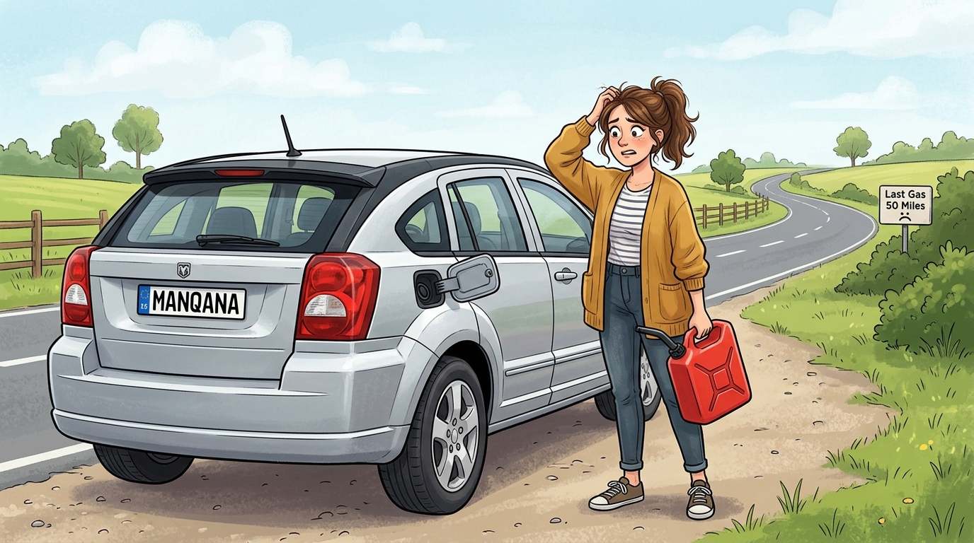 Dodge Caliber. Как слить бензин из бака