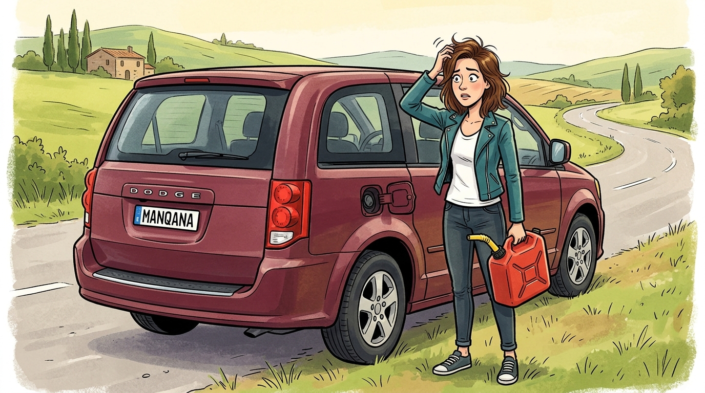 Dodge Caravan. Как слить бензин из бака