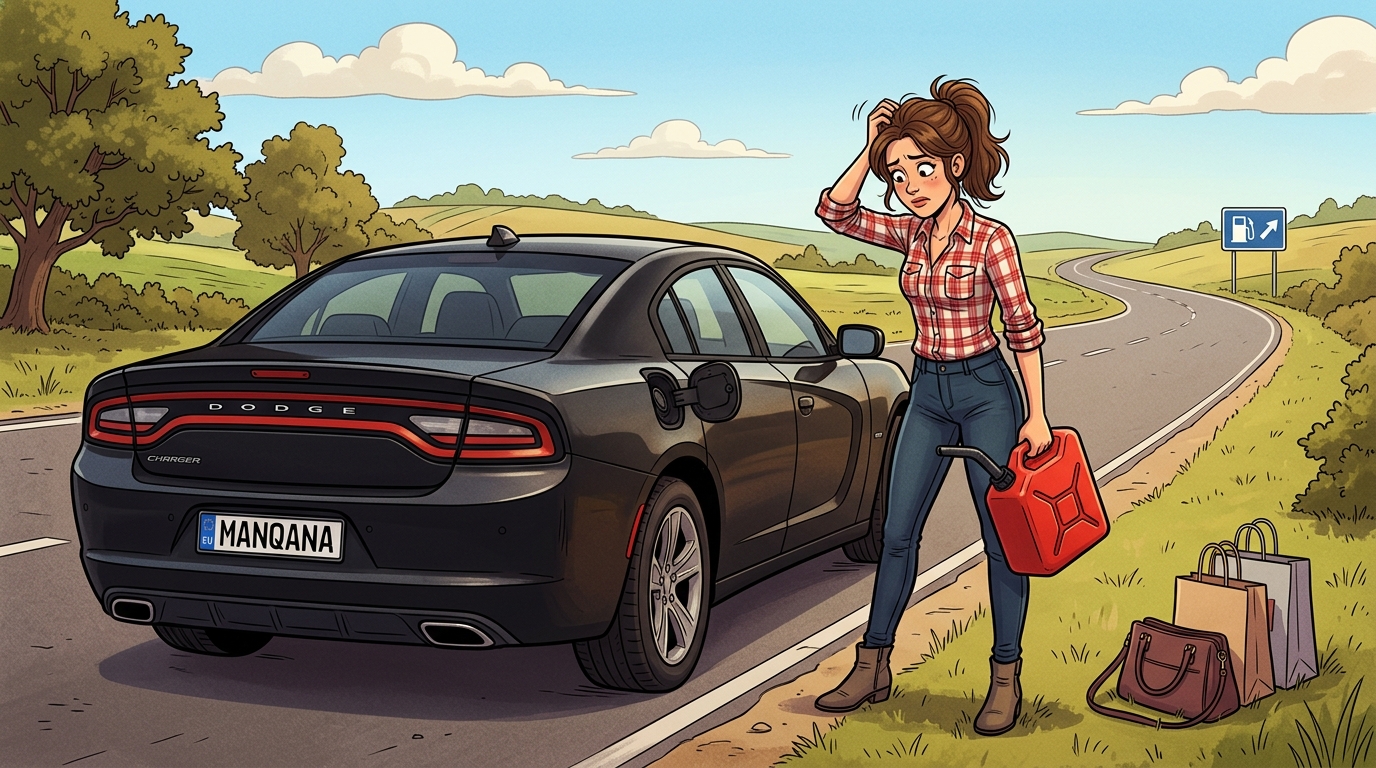 Dodge Charger. Как слить бензин из бака