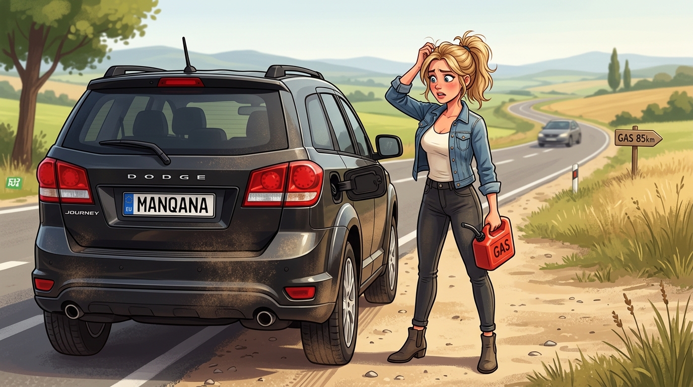 Dodge Journey. Как слить бензин из бака