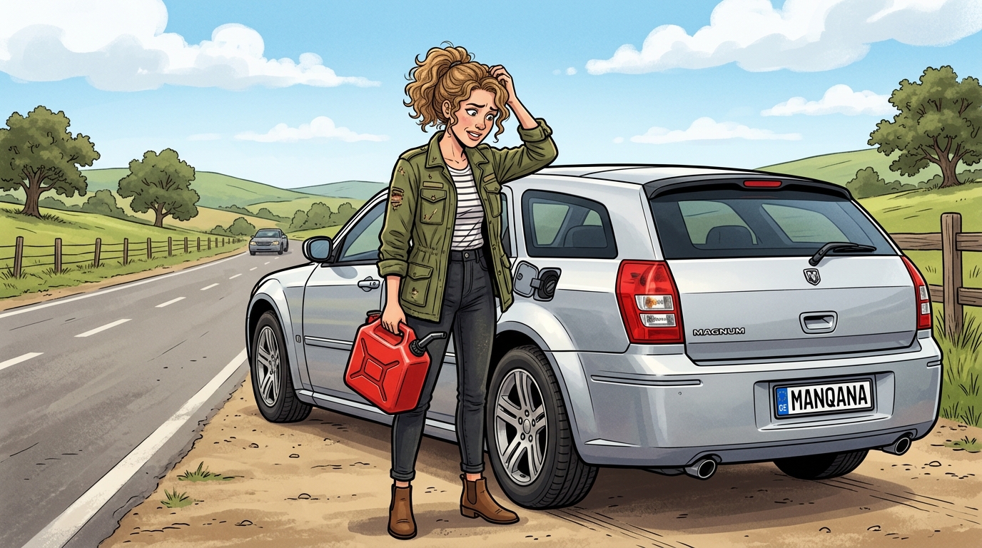 Dodge Magnum. Как слить бензин из бака