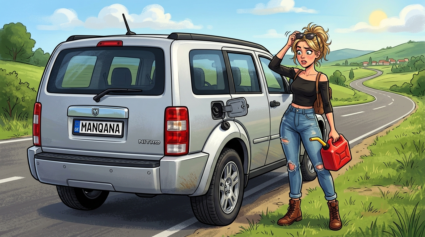 Dodge Nitro. Как слить бензин из бака