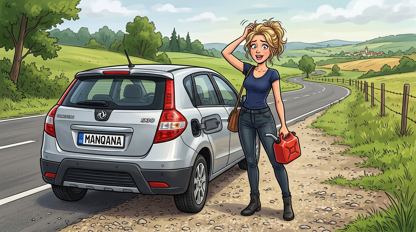 Dongfeng S30. Как слить бензин из бака