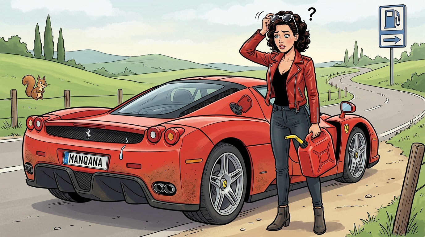Ferrari Enzo Ferrari. Как слить бензин из бака