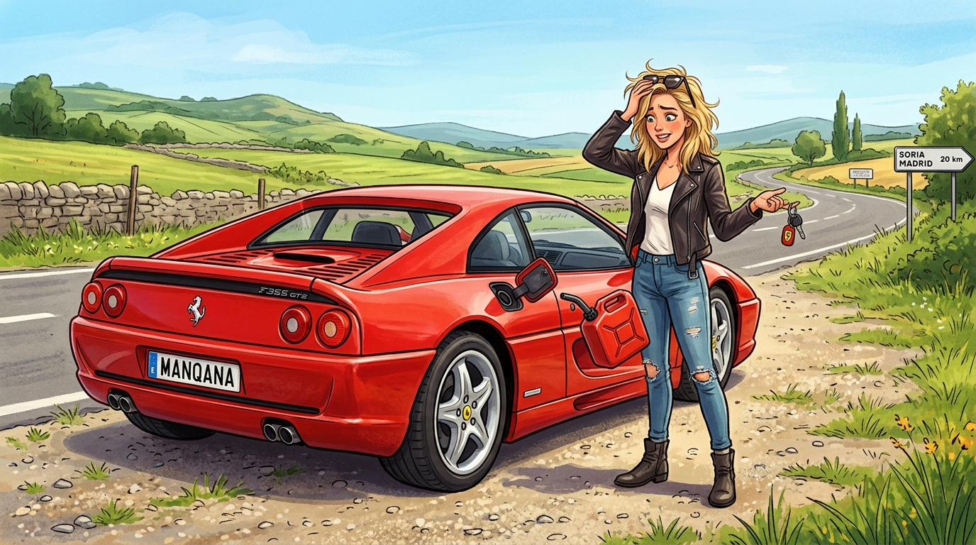 Ferrari F355. Как слить бензин из бака
