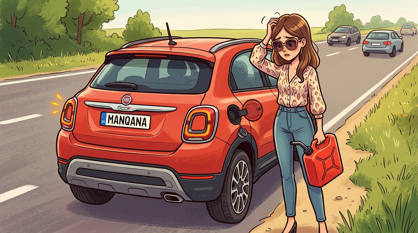 Fiat 500X. Как слить бензин из бака