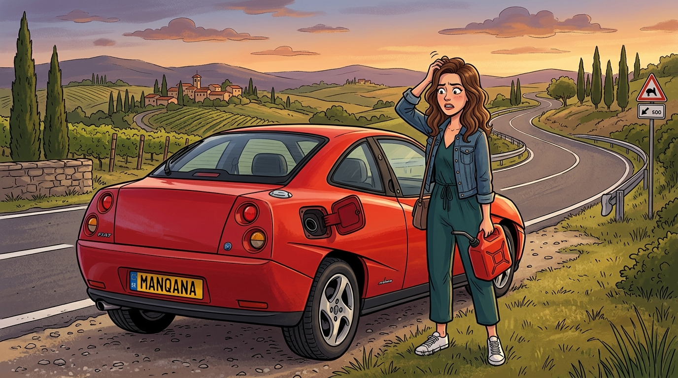 Fiat Coupe. Как слить бензин из бака