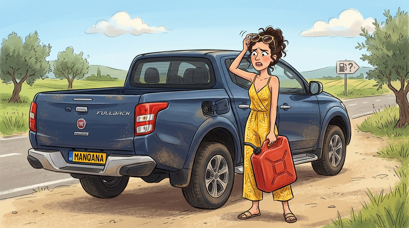 Fiat Fullback. Как слить бензин из бака