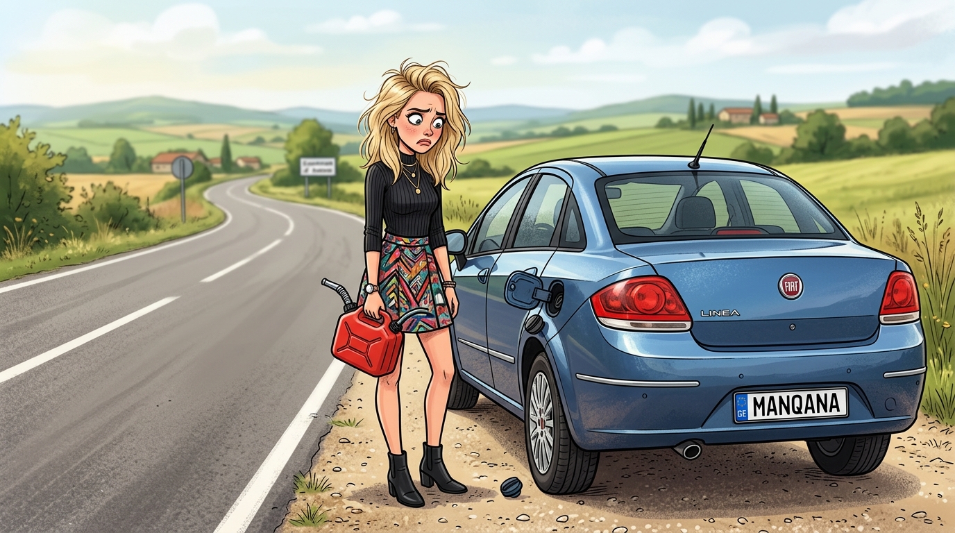 Fiat Linea. Как слить бензин из бака