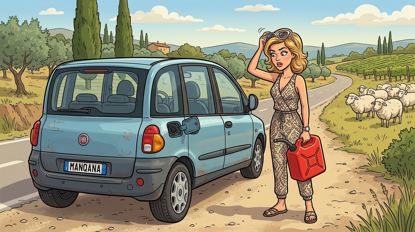Fiat Multipla. Как слить бензин из бака