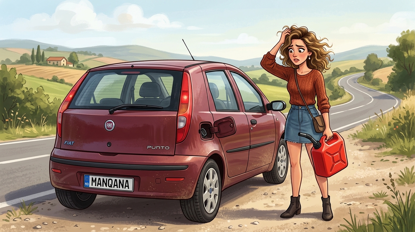 Fiat Punto. Как слить бензин из бака