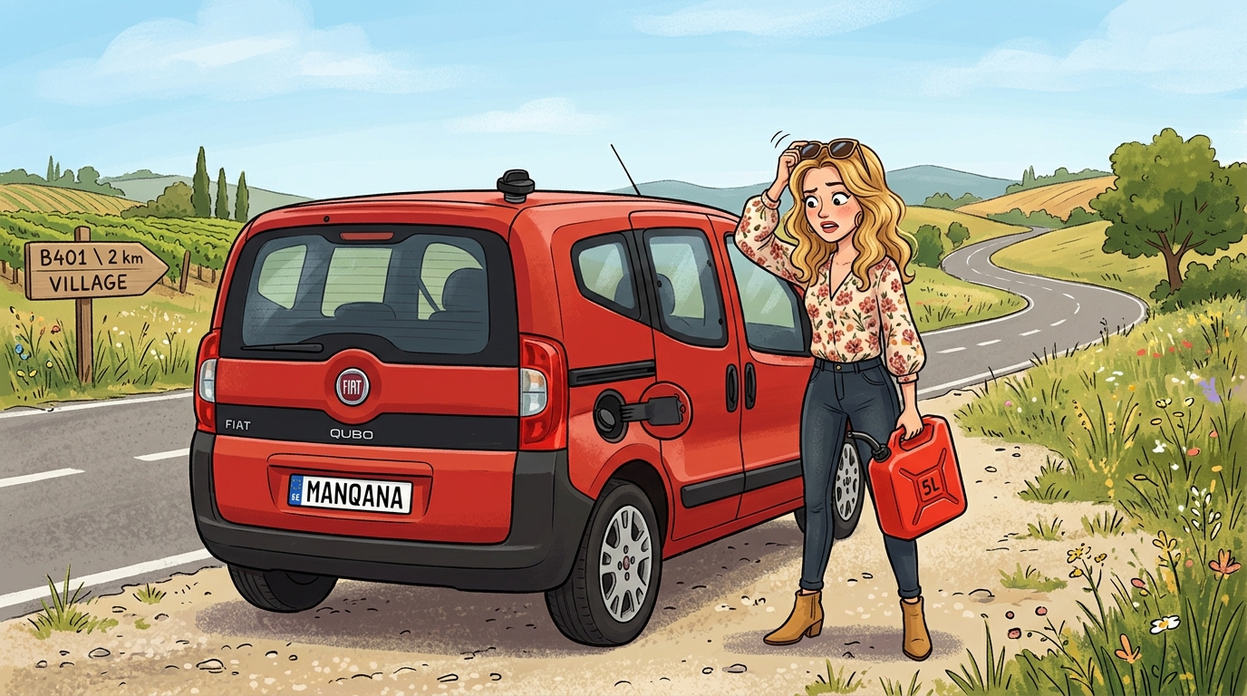 Fiat Qubo. Как слить бензин из бака