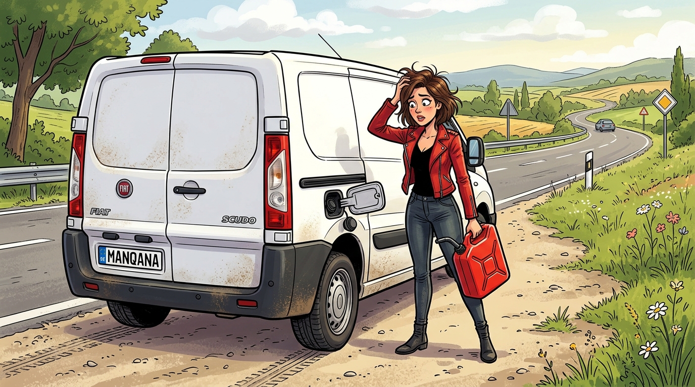 Fiat Scudo. Как слить бензин из бака