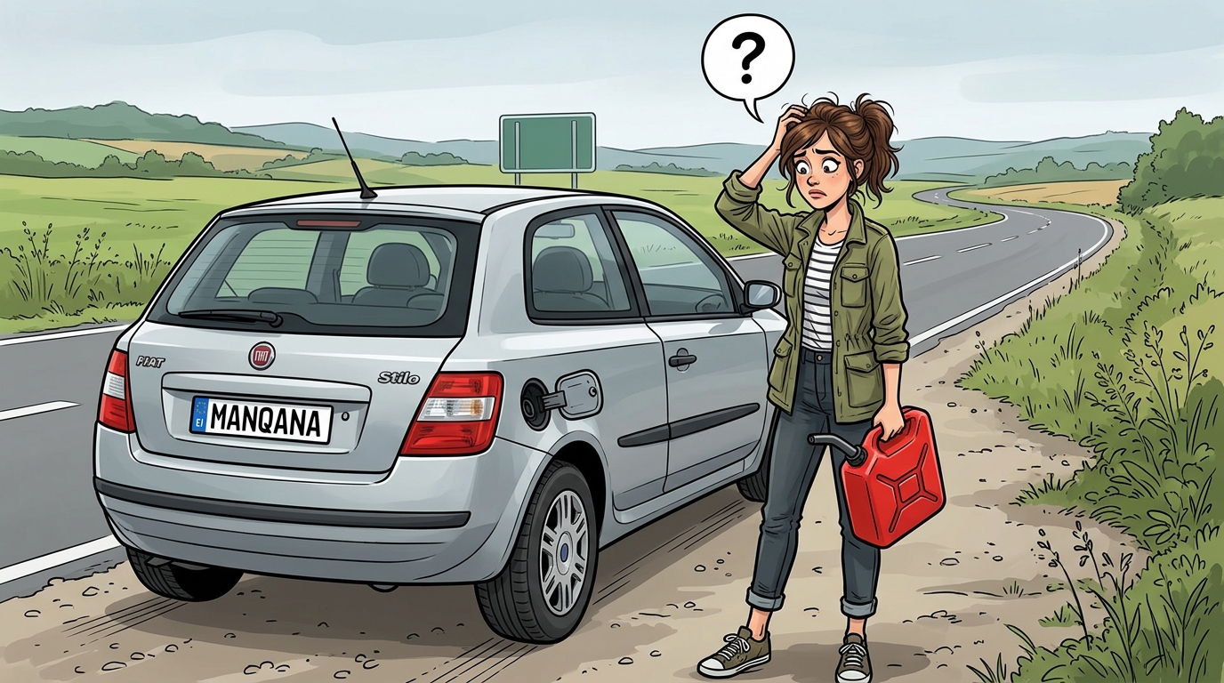 Fiat Stilo. Как слить бензин из бака