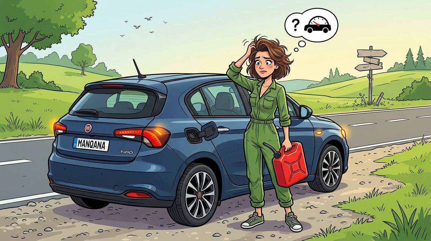 Fiat Tipo. Как слить бензин из бака
