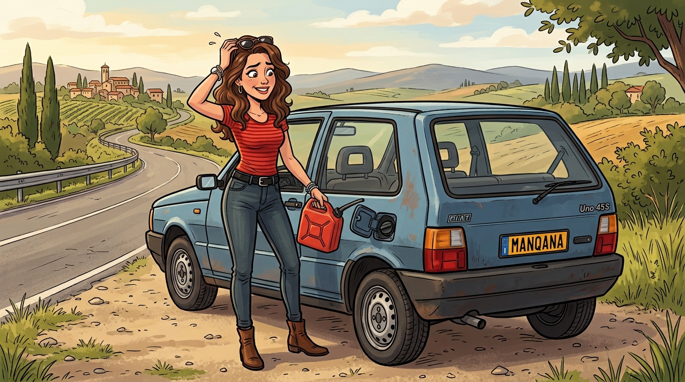 Fiat Uno. Как слить бензин из бака