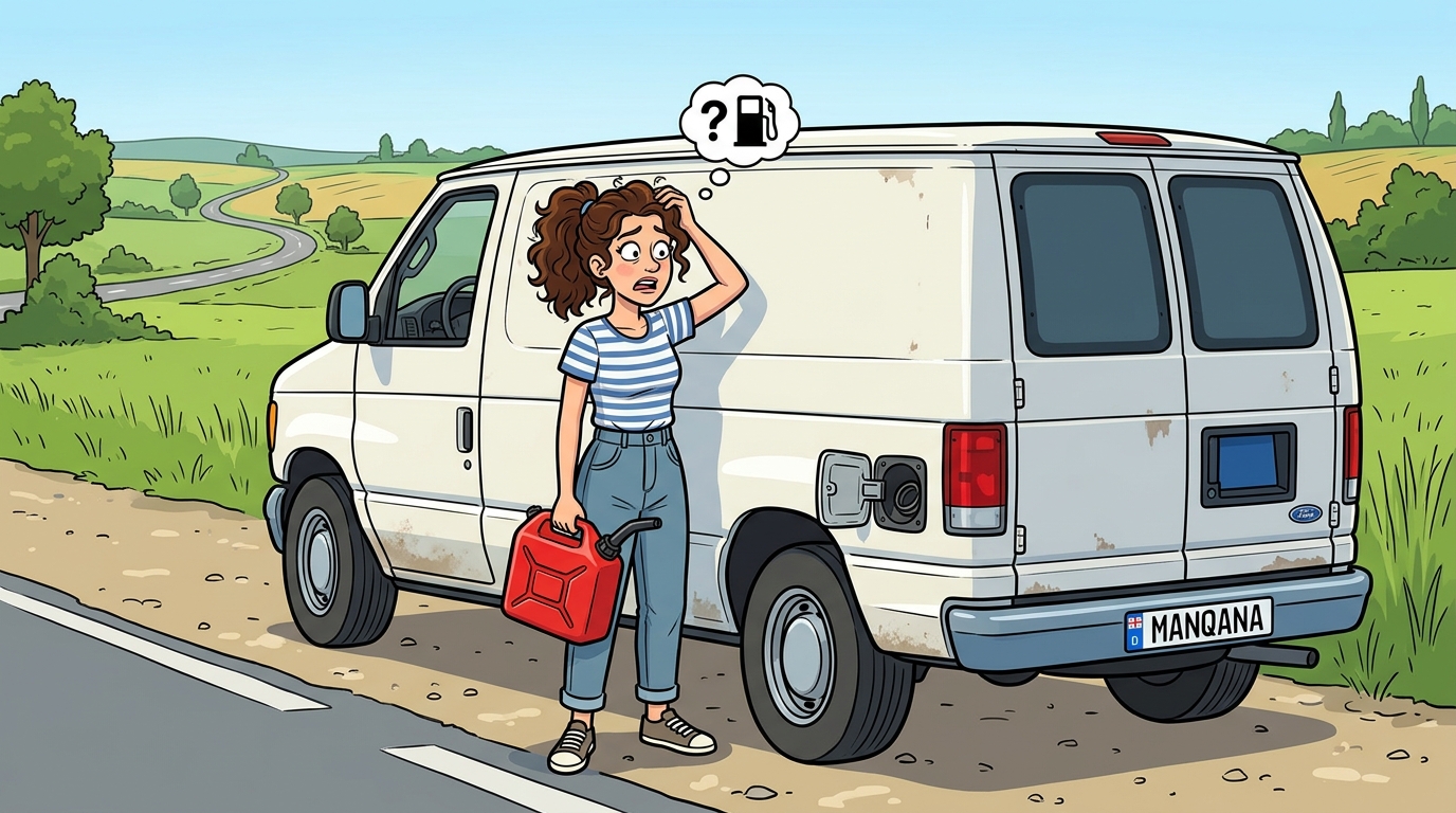 Ford Econoline. Как слить бензин из бака