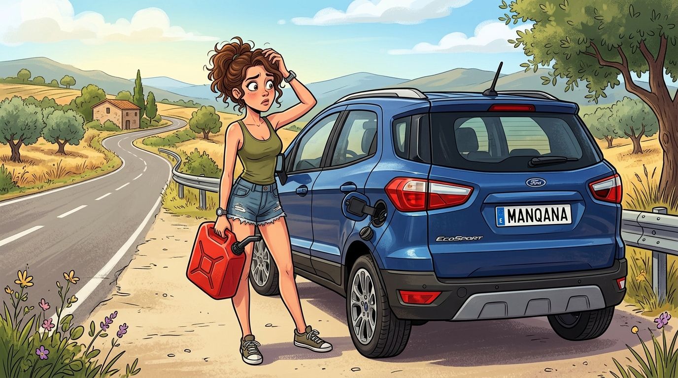 Ford EcoSport. Как слить бензин из бака