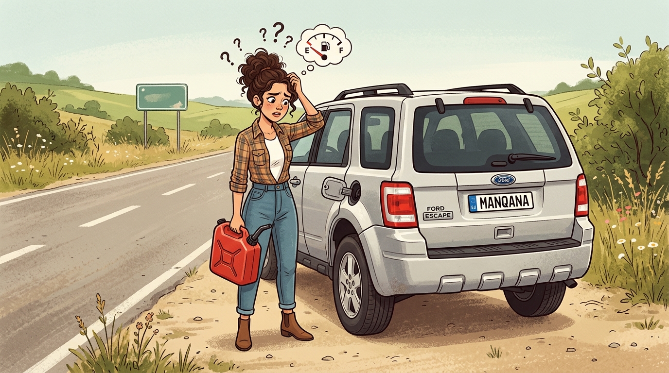 Ford Escape. Как слить бензин из бака Ford Escape