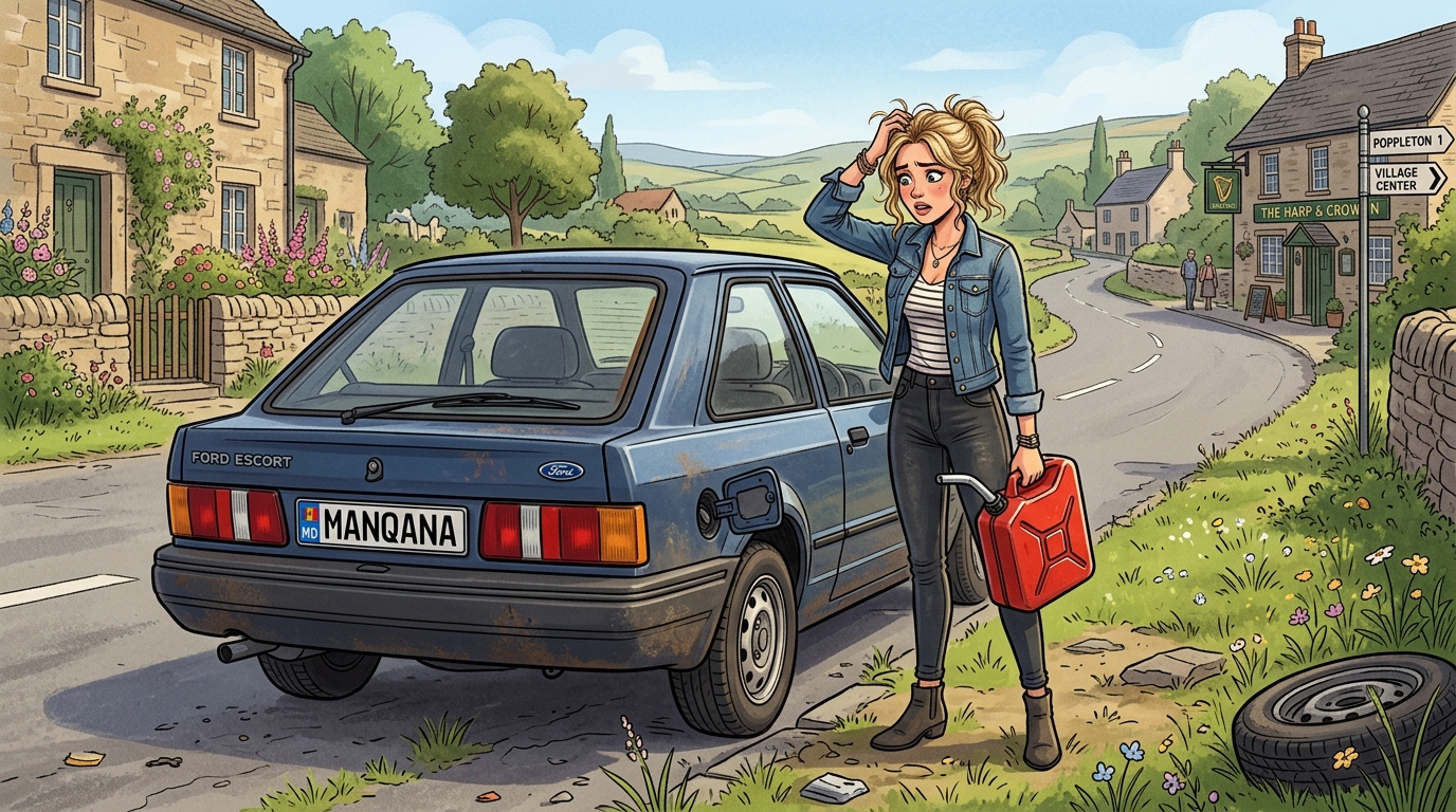 Ford Escort. Как слить бензин из бака