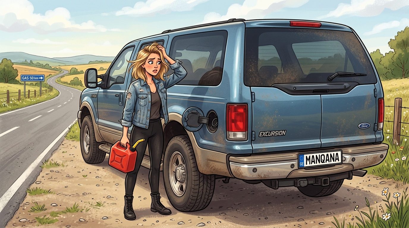 Ford Excursion. Как слить бензин из бака