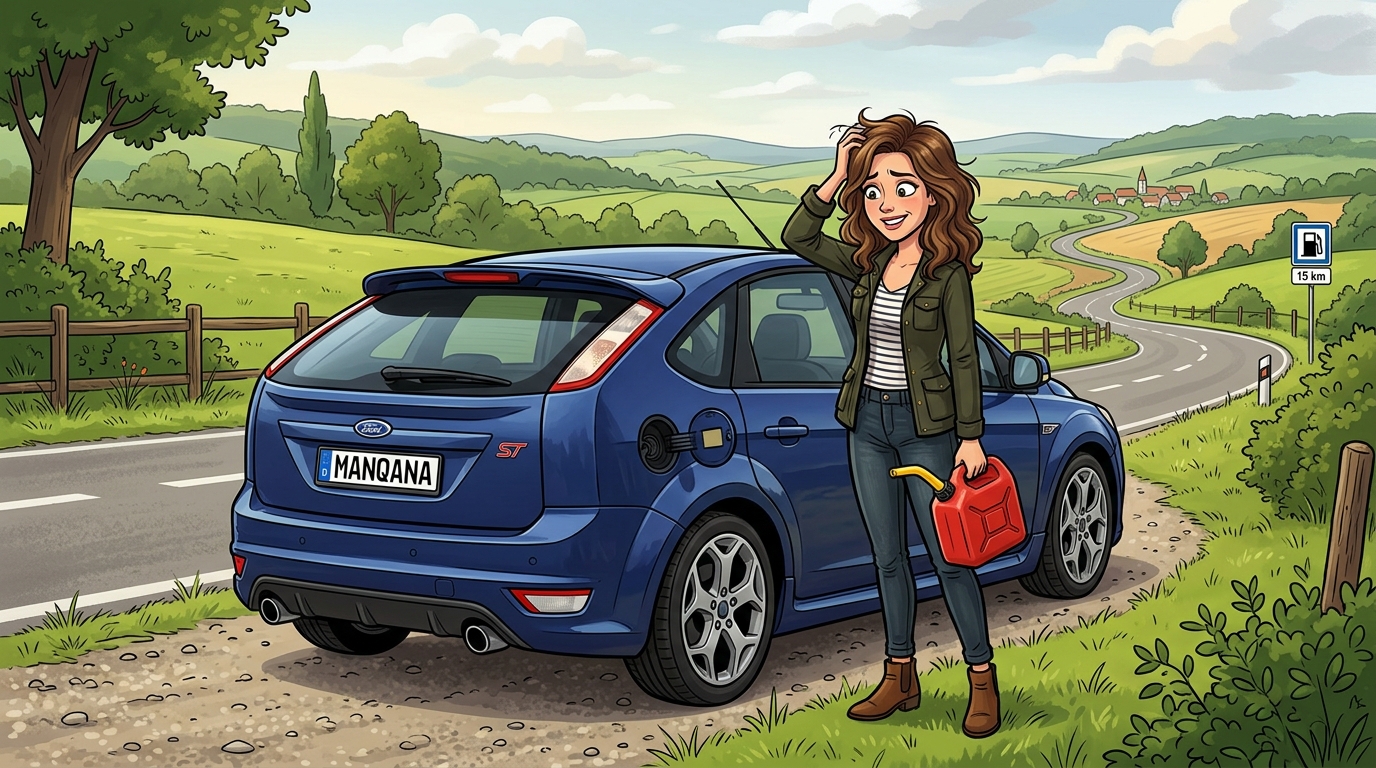 Ford Focus ST. Как слить бензин из бака
