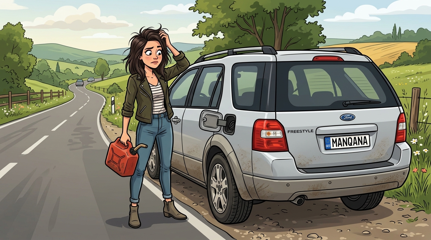 Ford Freestyle. Как слить бензин из бака