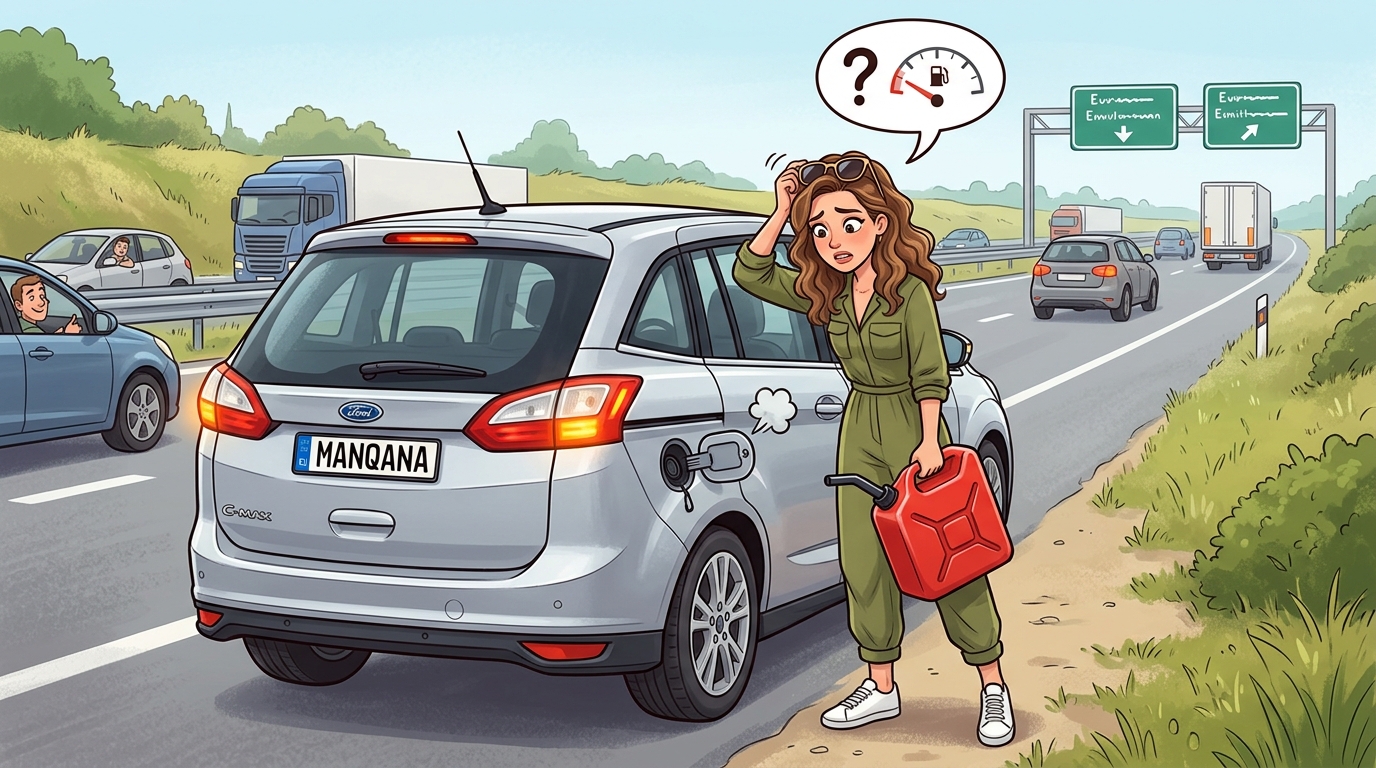 Ford Grand C-MAX. Как слить бензин из бака