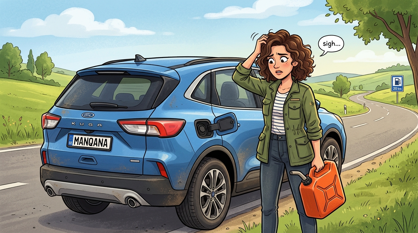 Ford Kuga. Как слить бензин из бака