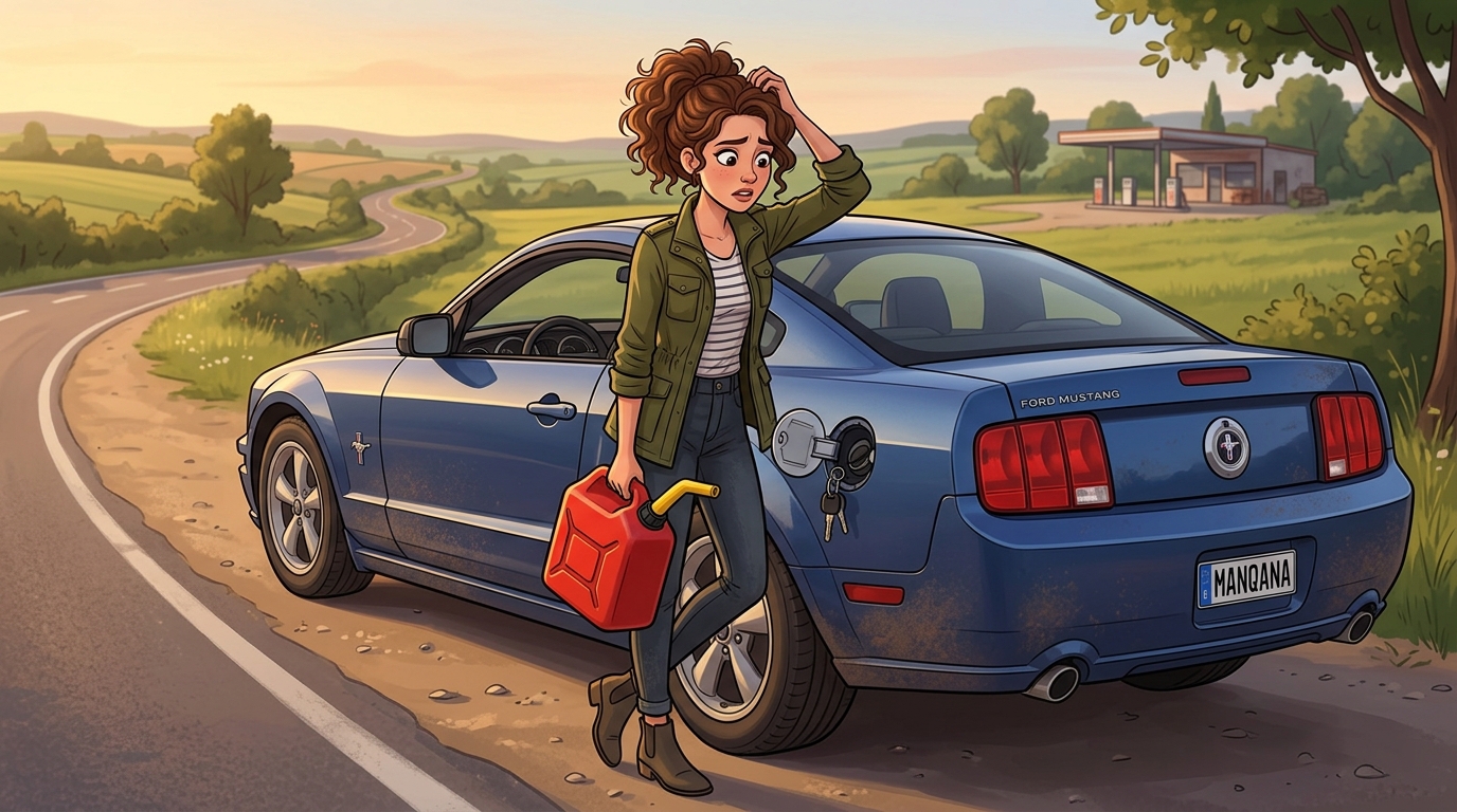 Ford Mustang. Как слить бензин из бака